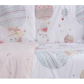 Nef-Nef Βρεφικό Κουβερλί Trip To The World 110x140cm White Nef-Nef Βρεφικό Κουβερλί Trip To The World 110x140cm White