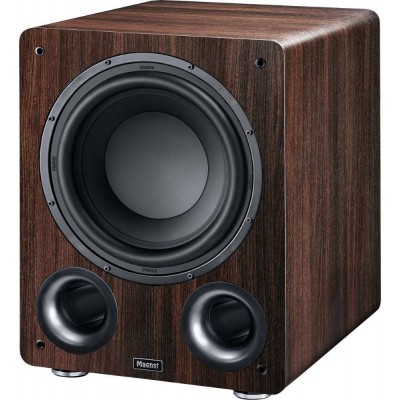 Magnat Alpha RS 12 Αυτοενισχυόμενο Subwoofer με Ηχείο 12" 120W Καφέ