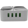 Ldnio Βάση Φόρτισης με 8 Θύρες USB-A 50W Quick Charge 3.0 σε Λευκό χρώμα (A8101)