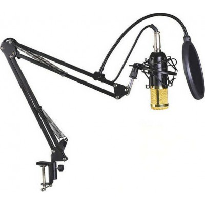 Πυκνωτικό Μικρόφωνο XLR BM-800 Mic Kit Τοποθέτηση Shock Mounted/Clip On Φωνής