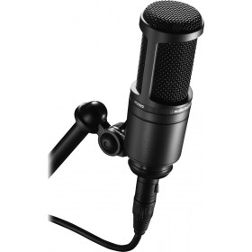 Audio Technica Πυκνωτικό Μικρόφωνο XLR AT2020 Τοποθέτηση Shock Mounted/Clip On Φωνής Audio Technica Πυκνωτικό Μικρόφωνο XLR AT2020 Τοποθέτηση Shock Mounted/Clip On Φωνής