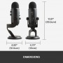 Blue Microphones Πυκνωτικό Μικρόφωνο USB Yeti Επιτραπέζιο Φωνής