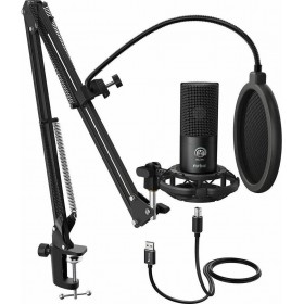 Fifine Πυκνωτικό Μικρόφωνο USB T669 Τοποθέτηση Shock Mounted/Clip On Φωνής Fifine Πυκνωτικό Μικρόφωνο USB T669 Τοποθέτηση Shock Mounted/Clip On Φωνής