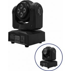 GloboStar Φωτορυθμικό LED με Ρομποτική Κεφαλή 51136 Cree DMX512 RGBW