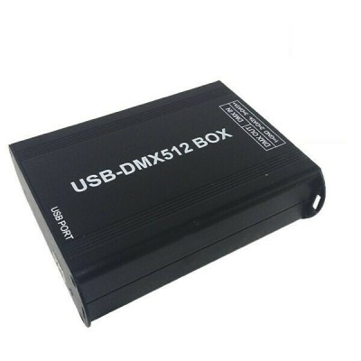 GloboStar USB DMX512 Pro Interface για Κονσόλα Φωτισμού / 1 Είσοδο XLR και Σύνδεση USB (για PC)