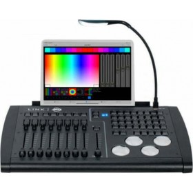 ADJ Link DMX Controller Κονσόλα Φωτισμού με 2048 Κανάλια Ελέγχου Συμβατό Λειτουργικό iOS και Σύνδεση USB (για PC) ADJ Link DMX Controller Κονσόλα Φωτισμού με 2048 Κανάλια Ελέγχου Συμβατό Λειτουργικό iOS και Σύνδεση USB (για PC)