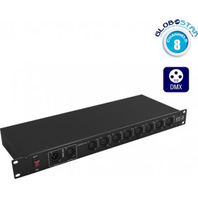 GloboStar 49764 DMX Splitter για Κονσόλα Φωτισμού με 8 Κανάλια Ελέγχου / 1 Είσοδο XLR με Τοποθέτηση Rack GloboStar 49764 DMX Splitter για Κονσόλα Φωτισμού με 8 Κανάλια Ελέγχου / 1 Είσοδο XLR με Τοποθέτηση Rack
