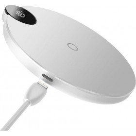Baseus Ασύρματος Φορτιστής (Qi Pad) 10W Λευκός (WXSX-02) Baseus Ασύρματος Φορτιστής (Qi Pad) 10W Λευκός (WXSX-02)