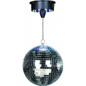 Ibiza Sound Φωτιζόμενη Nτισκομπάλα Disco Light Set (30cm Disco Ball) LED RGBΚωδικός: DISCO1-30 