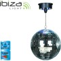 Ibiza Sound Φωτιζόμενη Nτισκομπάλα Disco Light Set (30cm Disco Ball) LED RGBΚωδικός: DISCO1-30 