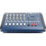 Power Mixer PMX 602D Αυτοενισχυόμενη Αναλογική Κονσόλα 6 Καναλιών με Phantom Power &amp 6 Εισόδους XLR