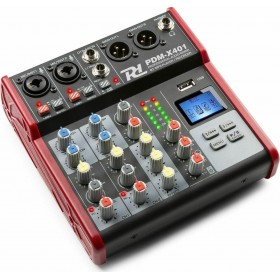 Power Dynamics PDM-X401 Αναλογική Κονσόλα 4 Καναλιών με Phantom Power & 2 Εισόδους XLR & Bluetooth Power Dynamics PDM-X401 Αναλογική Κονσόλα 4 Καναλιών με Phantom Power & 2 Εισόδους XLR & Bluetooth