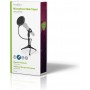 Nedis Microphone Table Tripod Pop Filter Αξεσουάρ ΒάσηςΚωδικός: MPST01BK 