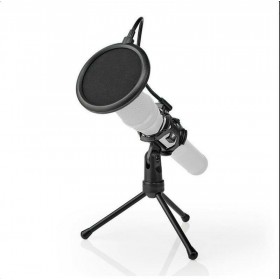 Nedis Microphone Table Tripod Pop Filter ΦίλτροΚωδικός: MPST00BK  Nedis Microphone Table Tripod Pop Filter ΦίλτροΚωδικός: MPST00BK