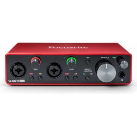 Focusrite Εξωτερική Επαγγελματική Κάρτα Ήχου Scarlett 2i2 3rd Gen Συνδεσιμότητα USB Focusrite Εξωτερική Επαγγελματική Κάρτα Ήχου Scarlett 2i2 3rd Gen Συνδεσιμότητα USB