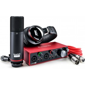 Focusrite Εξωτερική Επαγγελματική Κάρτα Ήχου Scarlett 2i2 Studio 3rd Gen Συνδεσιμότητα USB Focusrite Εξωτερική Επαγγελματική Κάρτα Ήχου Scarlett 2i2 Studio 3rd Gen Συνδεσιμότητα USB