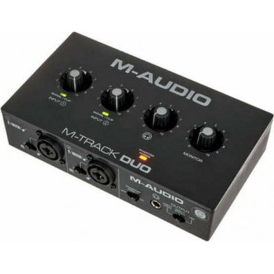M-Audio Εξωτερική Επαγγελματική Κάρτα Ήχου M-Track Duo Συνδεσιμότητα USB