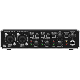 Behringer Εξωτερική Επαγγελματική Κάρτα Ήχου U-Phoria Συνδεσιμότητα USBΚωδικός: UMC204HD  Behringer Εξωτερική Επαγγελματική Κάρτα Ήχου U-Phoria Συνδεσιμότητα USBΚωδικός: UMC204HD