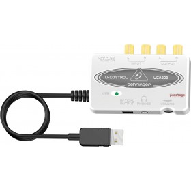 Behringer Εξωτερική Επαγγελματική Κάρτα Ήχου UCA202 Συνδεσιμότητα USB Behringer Εξωτερική Επαγγελματική Κάρτα Ήχου UCA202 Συνδεσιμότητα USB