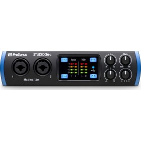 Presonus Εξωτερική Επαγγελματική Κάρτα Ήχου Studio 26c Συνδεσιμότητα USB Presonus Εξωτερική Επαγγελματική Κάρτα Ήχου Studio 26c Συνδεσιμότητα USB