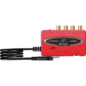 Behringer Εξωτερική Επαγγελματική Κάρτα Ήχου UCA222 Συνδεσιμότητα USB Behringer Εξωτερική Επαγγελματική Κάρτα Ήχου UCA222 Συνδεσιμότητα USB