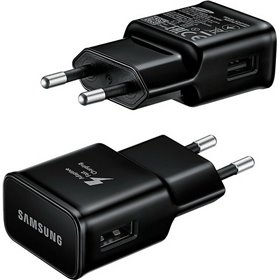 Samsung Φορτιστής Χωρίς Καλώδιο με Θύρα USB-A 15W Μαύρος (EP-TA20E Bulk)