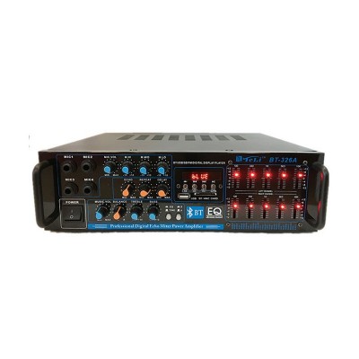 BT-868FM Ολοκληρωμένος Ενισχυτής PA 2 Καναλιών και Συνδέσεις USB/FM/Bluetooth