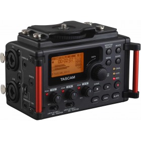 Tascam DR-60D MkII Πολυκάναλος Ψηφιακός Φορητός Εγγραφέας Μπαταρίας/Ρεύματος για Εγγραφή σε Κάρτα Μνήμης με Διάρκεια Εγγραφής 5 