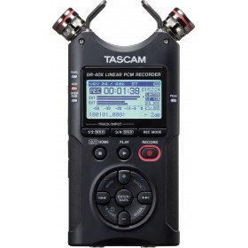 Tascam DR-40X Πολυκάναλος Ψηφιακός Φορητός Εγγραφέας Μπαταρίας/Ρεύματος για Εγγραφή σε Κάρτα Μνήμης με Διάρκεια Εγγραφής 18 Ώρες