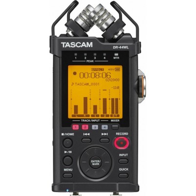 Tascam Πολυκάναλος Ψηφιακός Φορητός Εγγραφέας Μπαταρίας/Ρεύματος για Εγγραφή σε Κάρτα Μνήμης με Διάρκεια Εγγραφής 16 Ώρες, Phant