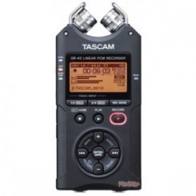 Tascam DR-40 Πολυκάναλος Ψηφιακός Φορητός Εγγραφέας Μπαταρίας/Ρεύματος για Εγγραφή σε Κάρτα Μνήμης