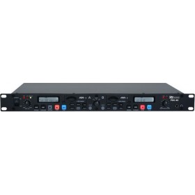 Power Dynamics Διπλό Επαγγελματικό Rack Media Player PDC-45 με Λειτουργία Εγγραφής