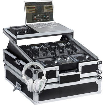 WM-1912LTS Flight Case Rackmount DJ 19" /10U Silver (Laptop Stand)., Mackie® CFX.12mkII (9U) / Onyx1220 (10U) / 1620 (12U), Behr