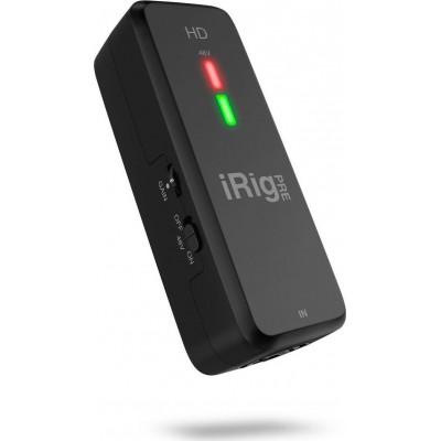 IK Multimedia iRig Pre HD Μικροφωνικός Προενισχυτής με 1 Εισόδο XLR