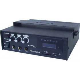 LTC Audio PAA60USB Τελικός Μικροφωνικός Ενισχυτής 3 Καναλιών 35W και Σύνδεση USB LTC Audio PAA60USB Τελικός Μικροφωνικός Ενισχυτής 3 Καναλιών 35W και Σύνδεση USB
