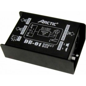 Arctic DB-01 Παθητικό DI Box 1 Καναλιού με Τροφοδοσία Ρεύματος Arctic DB-01 Παθητικό DI Box 1 Καναλιού με Τροφοδοσία Ρεύματος