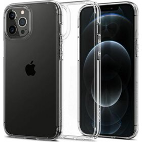 Spigen Ultra Hybrid Back Cover Σιλικόνης Διάφανο (iPhone 12 Pro Max)