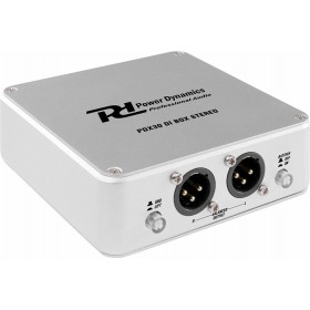 Power Dynamics PDX30 Ενεργό DI Box 2 Καναλιών με Μπαταρία και Phantom Power Power Dynamics PDX30 Ενεργό DI Box 2 Καναλιών με Μπαταρία και Phantom Power