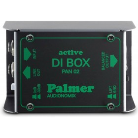Palmer Pan 02 Ενεργό DI Box 1 Καναλιού με Μπαταρία Palmer Pan 02 Ενεργό DI Box 1 Καναλιού με Μπαταρία