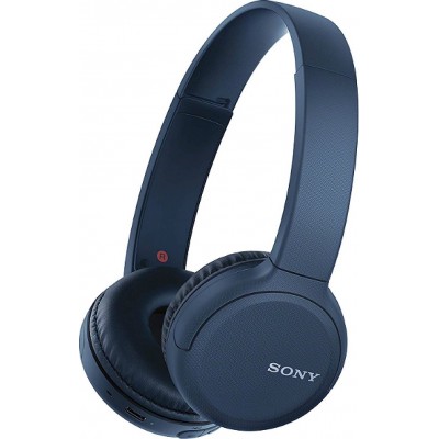 Sony WH-CH510 Ασύρματα Bluetooth On Ear Ακουστικά Μπλε