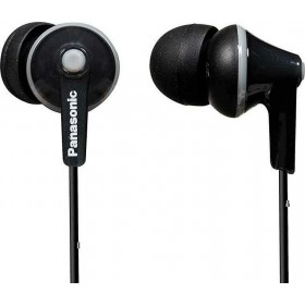Panasonic Ακουστικά Ψείρες In Ear RP-HJE125 Μαύρα