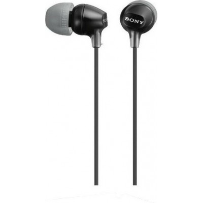 Sony Ακουστικά Ψείρες In Ear MDR-EX15LP Μαύρα