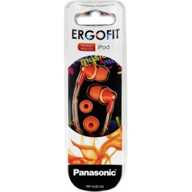 Panasonic Ακουστικά Ψείρες In Ear RP-HJE125 Πορτοκαλί