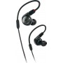 Audio Technica Ακουστικά Ψείρες In Ear ATH-E40 Μαύρα
