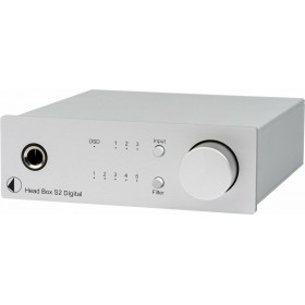 "Pro-Ject Audio Head Box S2 Επιτραπέζιος Ψηφιακός Ενισχυτής Ακουστικών 2 Καναλιών με DAC Pro-Ject Audio Head Box S2 Επιτραπέζιος Ψηφιακός Ενισχυτής Ακουστικών 2 Καναλιών με DAC, USB και Jack 6.3mm