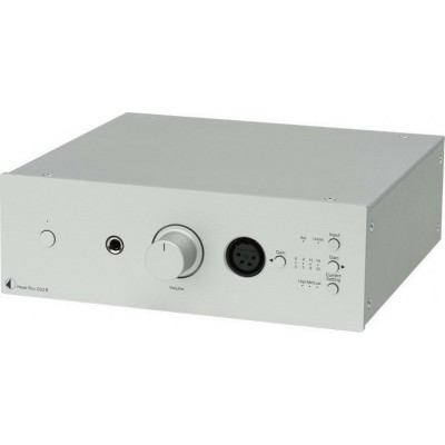 Pro-Ject Audio Head Box DS2 B Silver Επιτραπέζιος Αναλογικός Ενισχυτής Ακουστικών Μονοκάναλος με Jack 6.3mm