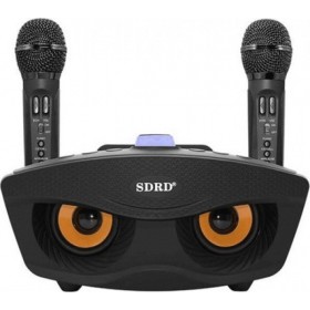 Σύστημα Karaoke με Ασύρματα Μικρόφωνα SD-306 σε Μαύρο Χρώμα Σύστημα Karaoke με Ασύρματα Μικρόφωνα SD-306 σε Μαύρο Χρώμα