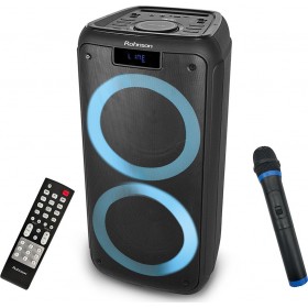 Rohnson Σύστημα Karaoke με Ασύρματα Μικρόφωνα Raver RS-1200 σε Μαύρο Χρώμα Rohnson Σύστημα Karaoke με Ασύρματα Μικρόφωνα Raver RS-1200 σε Μαύρο Χρώμα