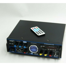 Andowl Ενισχυτής με λειτουργία Karaoke Q-T111 σε Μαύρο Χρώμα Andowl Ενισχυτής με λειτουργία Karaoke Q-T111 σε Μαύρο Χρώμα