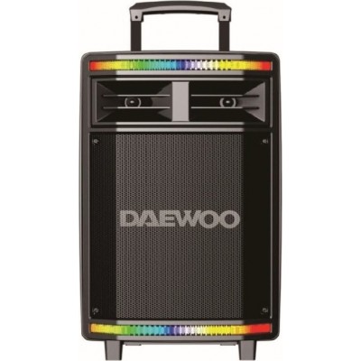 Daewoo Σύστημα Karaoke με Ενσύρματα Μικρόφωνα DSK-222 σε Μαύρο Χρώμα